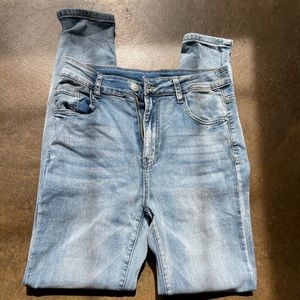 Light wash jeans